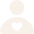 Icon of a person with a heart.